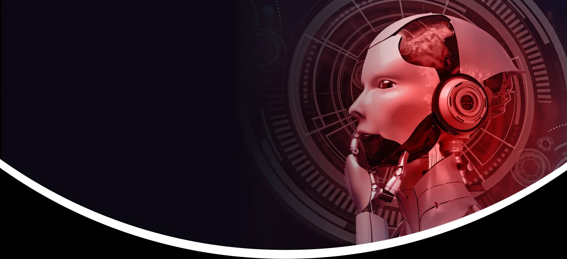 AI technology and human collaboration visualization